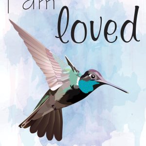 I Am Loved Affirmation Poster