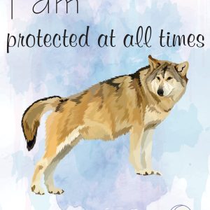 I Am Protected at all times affirmation poster
